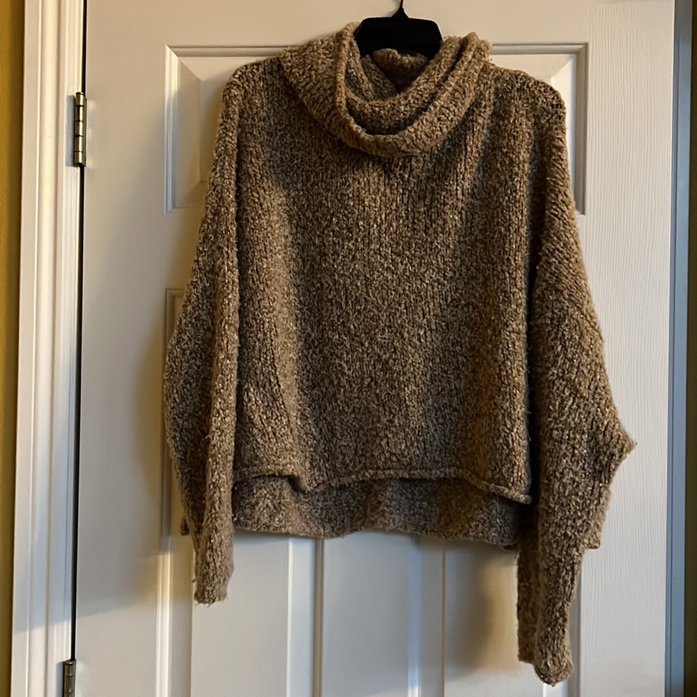 Free People pullover cowl neck sweater
